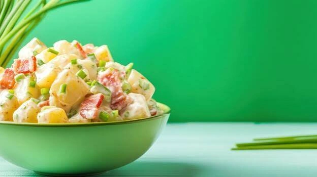 Bowl of Russian salad
