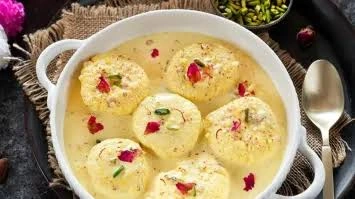 Plate of ras malai