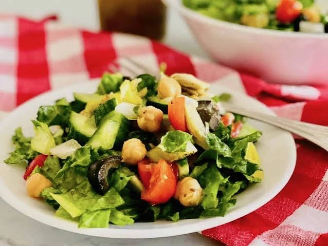 Bowl of fresh kachumar salad