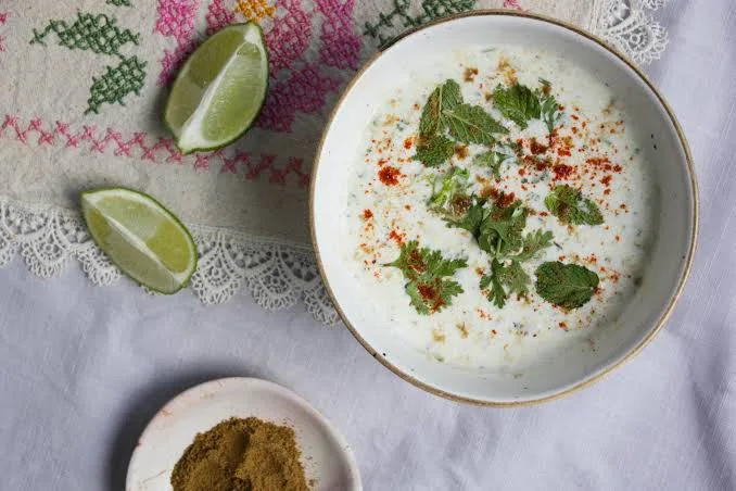 Small bowl of raita