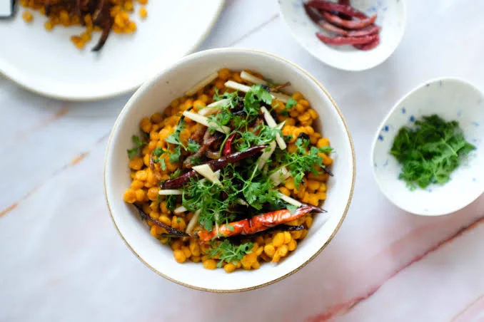 Bowl of tadka dal