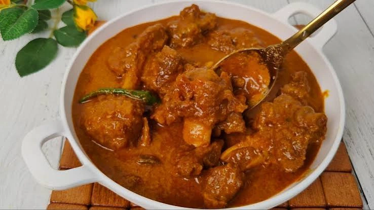 Bowl of mutton qorma